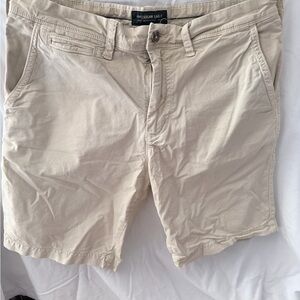 American Eagle Outfitters Tan Flat Front Men Shorts